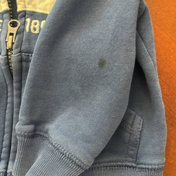 Vintage Oshkosh B’gosh 2T Varsity Full Zip Hoodie Blue - Picture 4 of 10